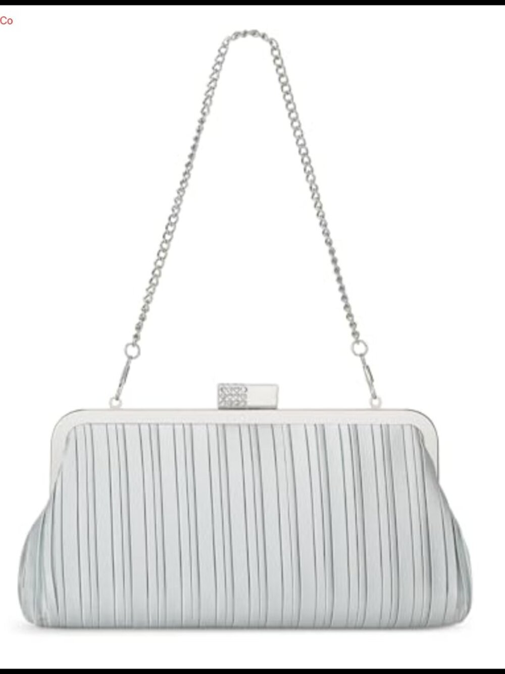 Satin Pleated Evening Clutch Formal Party Wedding Handbag